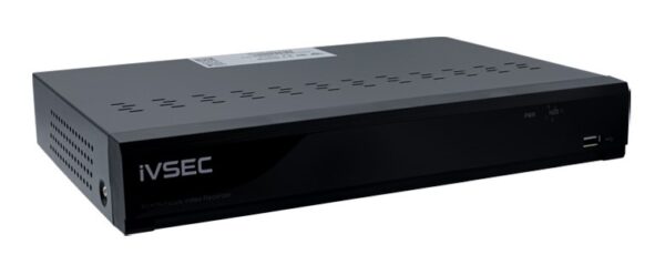 IVSEC NR004XB NVR 4 CHANNELS 12MP 4 x POE PORTS 1 BAY H265 4K HDMI BASIC IVS